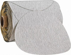 3M - 5" Diam, 150 Grit Silicon Carbide Adhesive PSA Disc - Fine Grade, Gray, A Weighted Backing, Flexible, Use with Random Orbital Sanders - Americas Industrial Supply