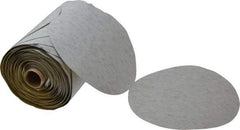 3M - 6" Diam, 100 Grit Silicon Carbide Adhesive PSA Disc - Very Fine Grade, Gray, A Weighted Backing, Flexible, Use with Random Orbital Sanders - Americas Industrial Supply