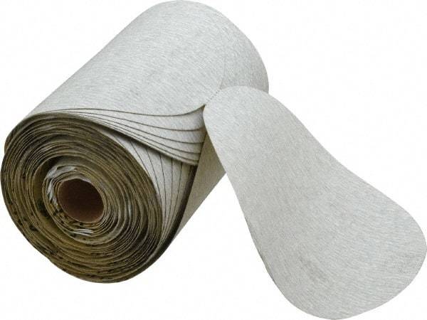 3M - 6" Diam, 180 Grit Silicon Carbide Adhesive PSA Disc - Very Fine Grade, Gray, A Weighted Backing, Flexible, Use with Random Orbital Sanders - Americas Industrial Supply