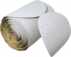 3M - 6" Diam, 80 Grit Silicon Carbide Adhesive PSA Disc - Medium Grade, Gray, A Weighted Backing, Flexible, Use with Random Orbital Sanders - Americas Industrial Supply