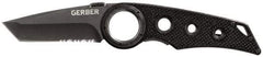 Gerber - 3" Blade, 7-55/64" OAL, Partially Serrated Tanto Point Folding Knife - 4-55/64" Closed Length, G-10, 1 Blade, 1 Edge - Americas Industrial Supply