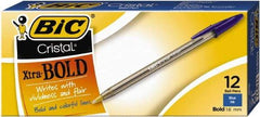 Bic - Conical Ball Point Pen - Blue - Americas Industrial Supply