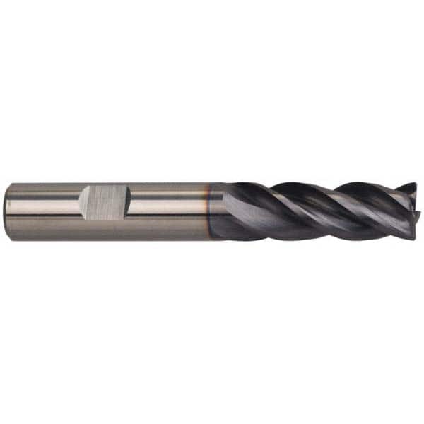 Guhring - 3/4", 1-1/2" LOC, 3/4" Shank Diam, 4" OAL, 4 Flute, Solid Carbide Square End Mill - Americas Industrial Supply