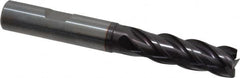 Guhring - 12mm, 36mm LOC, 12mm Shank Diam, 93mm OAL, 4 Flute, Solid Carbide Square End Mill - Americas Industrial Supply