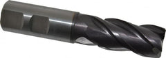 Guhring - 25mm, 45mm LOC, 25mm Shank Diam, 121mm OAL, 4 Flute, Solid Carbide Square End Mill - Americas Industrial Supply