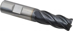 Guhring - 3/4" Diam 4 Flute Solid Carbide 0.09" Corner Radius End Mill - Americas Industrial Supply