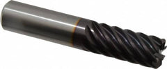 Guhring - 3/4" Diam 8 Flute Solid Carbide 0.09" Corner Radius End Mill - Americas Industrial Supply