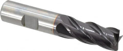 Guhring - 5/8", 4 Flute, Single End, Solid Carbide, 0.031" Corner Radius End Mill - 3-1/2" OAL, 35/38° Helix, Right Hand Flute, 1-1/4" LOC, Right Hand Cut - Americas Industrial Supply