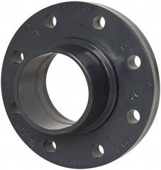 Value Collection - 4" Pipe, 9" OD, PVC Spigot Pipe Flange - Schedule 80, Gray - Americas Industrial Supply