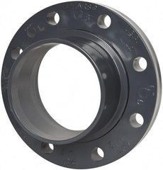Value Collection - 6" Pipe, 11" OD, PVC Spigot Pipe Flange - Schedule 80, Gray - Americas Industrial Supply