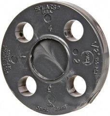 Value Collection - 1/2" Pipe, 3-1/2" OD, PVC Blind Pipe Flange - Schedule 80, Gray - Americas Industrial Supply