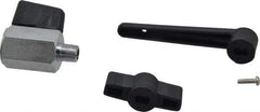 Midwest Control - 1/8" Pipe, Full Port, Brass Miniature Ball Valve - 1 Piece, Inline - Two Way Flow, MNPT x FNPT Ends, Wedge Handle, 450 WOG - Americas Industrial Supply