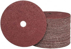 Camel Grinding Wheels - 7" Diam 7/8" Hole 24 Grit Fiber Disc - Very Coarse Grade, Aluminum Oxide, 8,600 Max RPM - Americas Industrial Supply