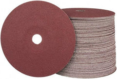 Camel Grinding Wheels - 7" Diam 7/8" Hole 80 Grit Fiber Disc - Medium Grade, Aluminum Oxide, 8,600 Max RPM - Americas Industrial Supply