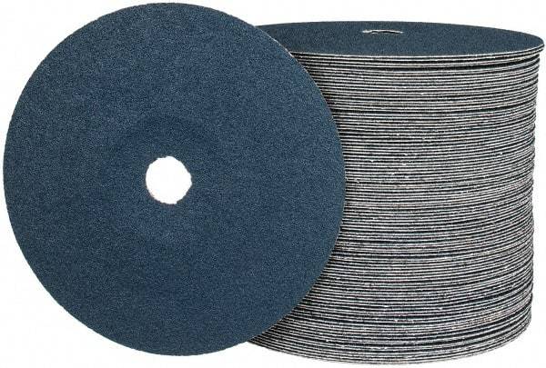 Camel Grinding Wheels - 7" Diam 7/8" Hole 60 Grit Fiber Disc - Medium Grade, Zirconia Alumina, 8,600 Max RPM - Americas Industrial Supply