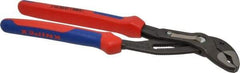 Knipex - 10" OAL, 2" Max Capacity, 1" Jaw Length, 25 Position Adjustable Tongue & Groove Pliers - Self-Gripping V-Jaws, Standard Head, Ergo Dual Component Handles - Americas Industrial Supply