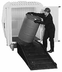 Enpac - 31" Wide x 15-1/2" High, Spill Containment Ramp - Americas Industrial Supply