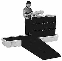 Enpac - 31" Wide x 12-3/4" High, Spill Containment Ramp - Americas Industrial Supply