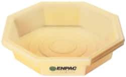 Enpac - 19.5 Gal Sump, 400 Lb Capacity, 1 Drum, Plastic Drum Tray - 7-1/4" High - Americas Industrial Supply