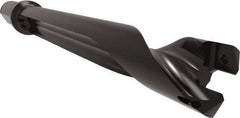 Allied Machine and Engineering - Series 26, 26 to 29mm Diam, 1-1/4" Diam Straight Shank with Flange, Straight Flute Spade Drill - 7-63/64" Max Depth, 9-5/8" Body Length, 11-29/32" OAL, Standard Length, Through Coolant - Americas Industrial Supply