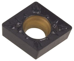 Kennametal - CPMT21.52 MP Grade KCU10 Carbide Turning Insert - AlTiN Finish, 80° Diamond, 1/4" Inscr Circle, 3/32" Thick, 1/32" Corner Radius - Americas Industrial Supply