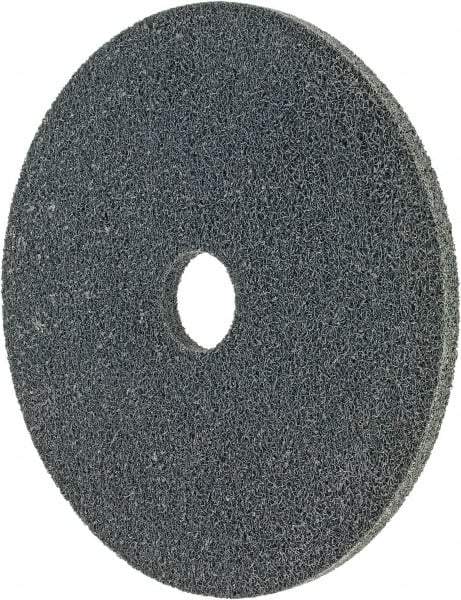 Standard Abrasives - 6" Diam, 1/4" Face Width, 1" Center Hole, Fine Grade, Silicon Carbide Deburring Wheel - Unitized, Soft/Medium Grade - Americas Industrial Supply