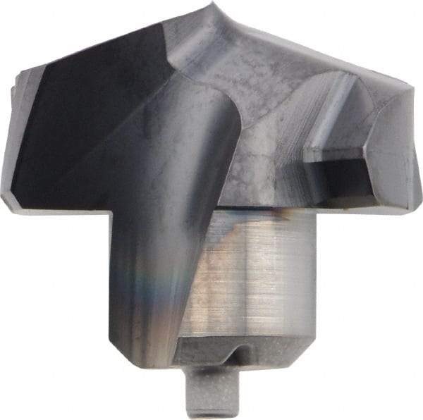 Kennametal - Series KenTIP, 15.5mm Diam Grade KCP15 140° Replaceable Drill Tip - Carbide, AlTiN Finish, T Seat Size - Americas Industrial Supply