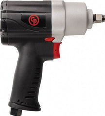 Chicago Pneumatic - 1/2" Drive, 990 RPM, 450 Ft/Lb Torque Impact Wrench - Pistol Grip Handle, 1,700 IPM, 20 CFM, 90 psi, 1/4" NPT Inlet - Americas Industrial Supply