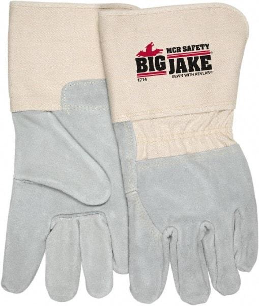 MCR Safety - Size L (9) Leather Work Gloves - Uncoated, Paired - Americas Industrial Supply