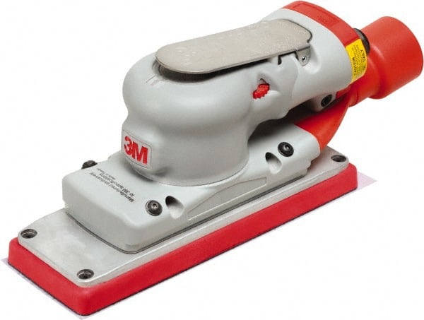 Air Orbital Sander: Rectangular, 2-3/4 & 7-3/4″ Pad, 10,000 OPM Rectangular Pad