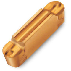 Grooving Insert: TDTT TT5100, Solid Carbide TiN, TiCN, Al2O3 & TiN Finish, Neutral, 0.315″ Cutting Width, Series TDT-E (Full Radius)