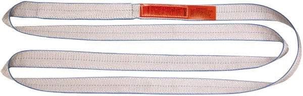 Lift-All - 3' Long x 6" Wide, 28,600 Lb Vertical Capacity, 2 Ply, Polyester Web Sling - 23,000 Lb Choker Capacity - Americas Industrial Supply
