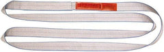 Lift-All - 3' Long x 6" Wide, 28,600 Lb Vertical Capacity, 2 Ply, Polyester Web Sling - 23,000 Lb Choker Capacity - Americas Industrial Supply