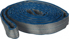 Lift-All - 12' Long x 2" Wide, 12,400 Lb Vertical Capacity, 2 Ply, Nylon Web Sling - 9,900 Lb Choker Capacity - Americas Industrial Supply