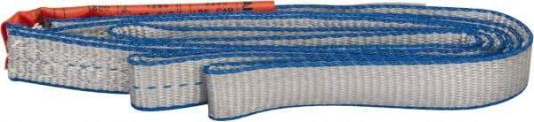 Lift-All - 6' Long x 1" Wide, 1,600 Lb Vertical Capacity, 1 Ply, Polyester Web Sling - 1,250 Lb Choker Capacity - Americas Industrial Supply