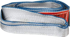Lift-All - 6' Long x 3" Wide, 4,800 Lb Vertical Capacity, 1 Ply, Polyester Web Sling - 3,800 Lb Choker Capacity - Americas Industrial Supply