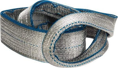 Lift-All - 4' Long x 3" Wide, 8,600 Lb Vertical Capacity, 2 Ply, Polyester Web Sling - 6,900 Lb Choker Capacity - Americas Industrial Supply