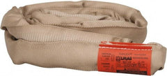Lift-All - 6' Long x 1-7/8" Wide, Polyester Web Sling - 8,500 Lb Choker Capacity, 1-1/8" Diam Chain, Tan - Americas Industrial Supply