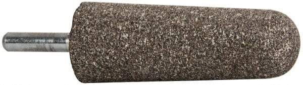 Tru-Maxx - 1" Head Diam x 2-3/4" Thickness, A3, Tree End, Aluminum Oxide Mounted Point - Medium Grade, 60 Grit, 15,530 RPM - Americas Industrial Supply