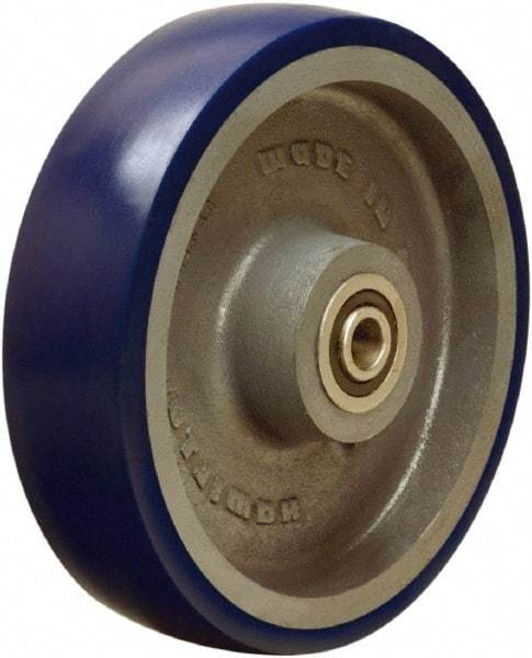 Hamilton - 10 Inch Diameter x 2-1/2 Inch Wide, Polyurethane on Cast Iron Caster Wheel - 2,000 Lb. Capacity, 3-1/4 Inch Hub Length, 1 Inch Axle Diameter, Tapered Roller Bearing - Americas Industrial Supply