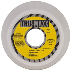 Tru-Maxx - 5" Diam, 1-3/4" Hole Size, 1-3/4" Overall Thickness, 46 Grit, Type 11 Tool & Cutter Grinding Wheel - Coarse Grade, Aluminum Oxide, K Hardness, 4,585 RPM - Americas Industrial Supply