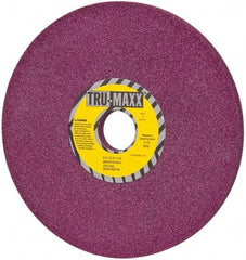 Tru-Maxx - 8" Diam x 1-1/4" Hole x 1/2" Thick, H Hardness, 46 Grit Surface Grinding Wheel - Aluminum Oxide, Type 1, Coarse Grade, 3,105 Max RPM, No Recess - Americas Industrial Supply