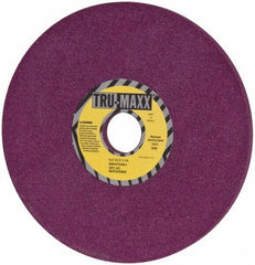 Tru-Maxx - 8" Diam x 1-1/4" Hole x 1/2" Thick, I Hardness, 60 Grit Surface Grinding Wheel - Aluminum Oxide, Type 1, Medium Grade, 3,600 Max RPM, No Recess - Americas Industrial Supply