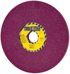 Tru-Maxx - 8" Diam x 1-1/4" Hole x 1/2" Thick, K Hardness, 60 Grit Surface Grinding Wheel - Aluminum Oxide, Type 1, Medium Grade, 3,600 Max RPM, No Recess - Americas Industrial Supply