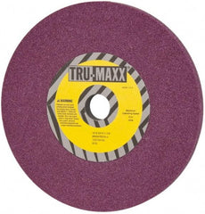 Tru-Maxx - 10" Diam x 1-1/4" Hole x 3/4" Thick, J Hardness, 46 Grit Surface Grinding Wheel - Aluminum Oxide, Type 1, Coarse Grade, 3,250 Max RPM, No Recess - Americas Industrial Supply