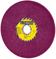 Tru-Maxx - 8" Diam x 1-1/4" Hole x 1/2" Thick, G Hardness, 60 Grit Surface Grinding Wheel - Aluminum Oxide, Type 1, Coarse Grade, 3,600 Max RPM, No Recess - Americas Industrial Supply