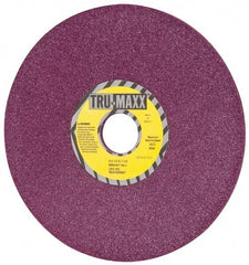 Tru-Maxx - 8" Diam x 1-1/4" Hole x 1/4" Thick, J Hardness, 46 Grit Surface Grinding Wheel - Aluminum Oxide, Type 1, Coarse Grade, 3,600 Max RPM, No Recess - Americas Industrial Supply