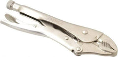 Paramount - 10" OAL Curved Jaw Locking Pliers - 1-7/8" Jaw Opening, Standard Handle - Americas Industrial Supply