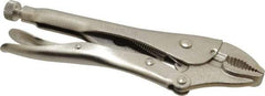 Paramount - 10" OAL Curved Jaw Locking Pliers - 1-7/8" Jaw Opening, Standard Handle - Americas Industrial Supply