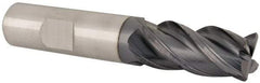 Value Collection - 5/8", 1-1/4" LOC, 5/8" Shank Diam, 3-1/2" OAL, 4 Flute, Solid Carbide Square End Mill - Single End, AlTiN Finish, Spiral Flute, Variable° Helix, Right Hand Cut, Right Hand Flute - Americas Industrial Supply